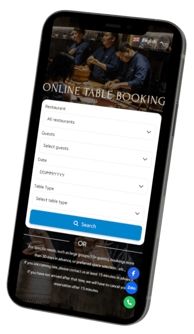 Robot trợ lý đặt bàn